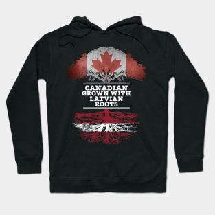 Canadian Grown With Latvian Roots - Gift for Latvian With Roots From Latvia Hoodie